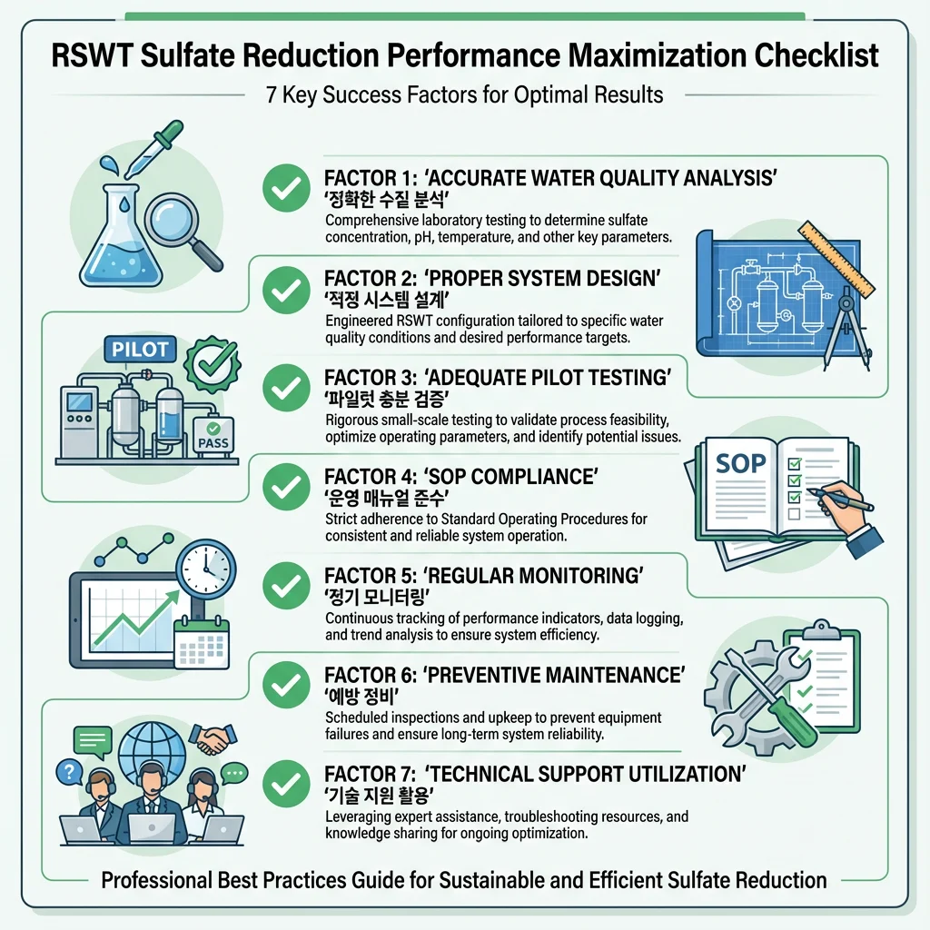 Rswt Values 황산염 저감을 위한 RSWT 활용 가이드 - OYSTEC 공식 블로그